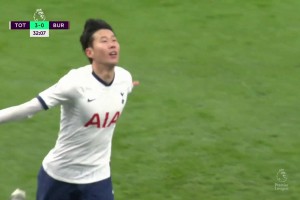 孙兴慜生涯最神进球！1V7狂奔80米一条龙破门！斩获普斯卡什！