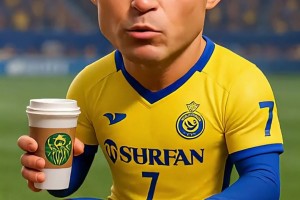 Q版C罗怒问努涅斯：我上早八！你们都说沙特不好结果都来沙特